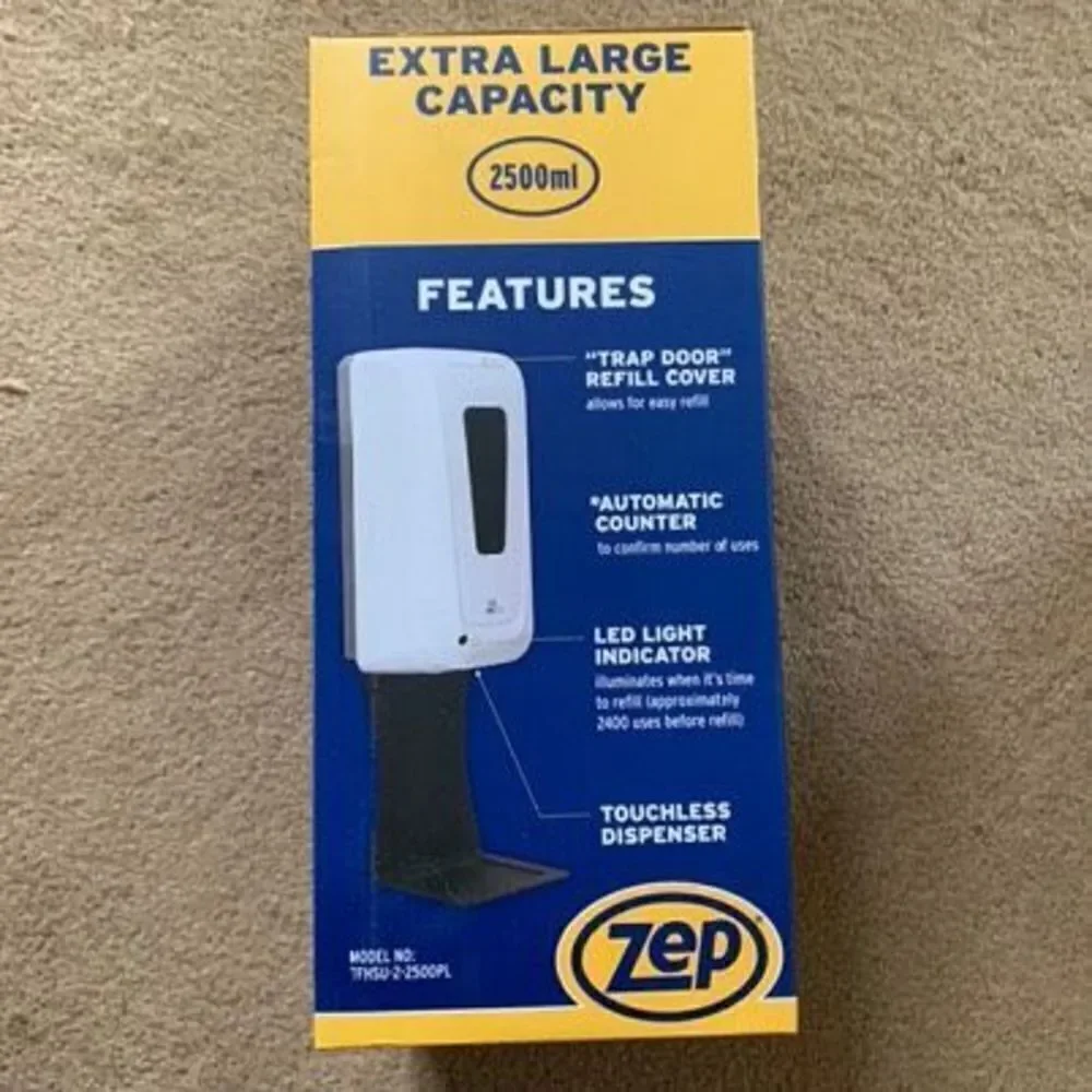 Zep Dispenser Extra Large Capacity With Wall Mount & Dip Tray Model TFHSU-2-2500